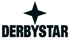 DERBYSTAR-Logo mit schwarzem Stern über dem Schriftzug.