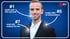 Fabian Reinelt vor einer blauen Grafik mit nummerierten Schritten als Vorschaubild einer YouTube-Arbeitsprobe.