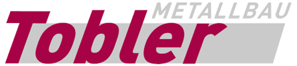 Logo Tobler Metallbau AG mit stilisiertem Schriftzug.