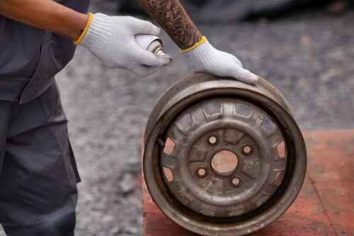 Neue TEC Speedwheels Alufelge mit makelloser Oberfläche