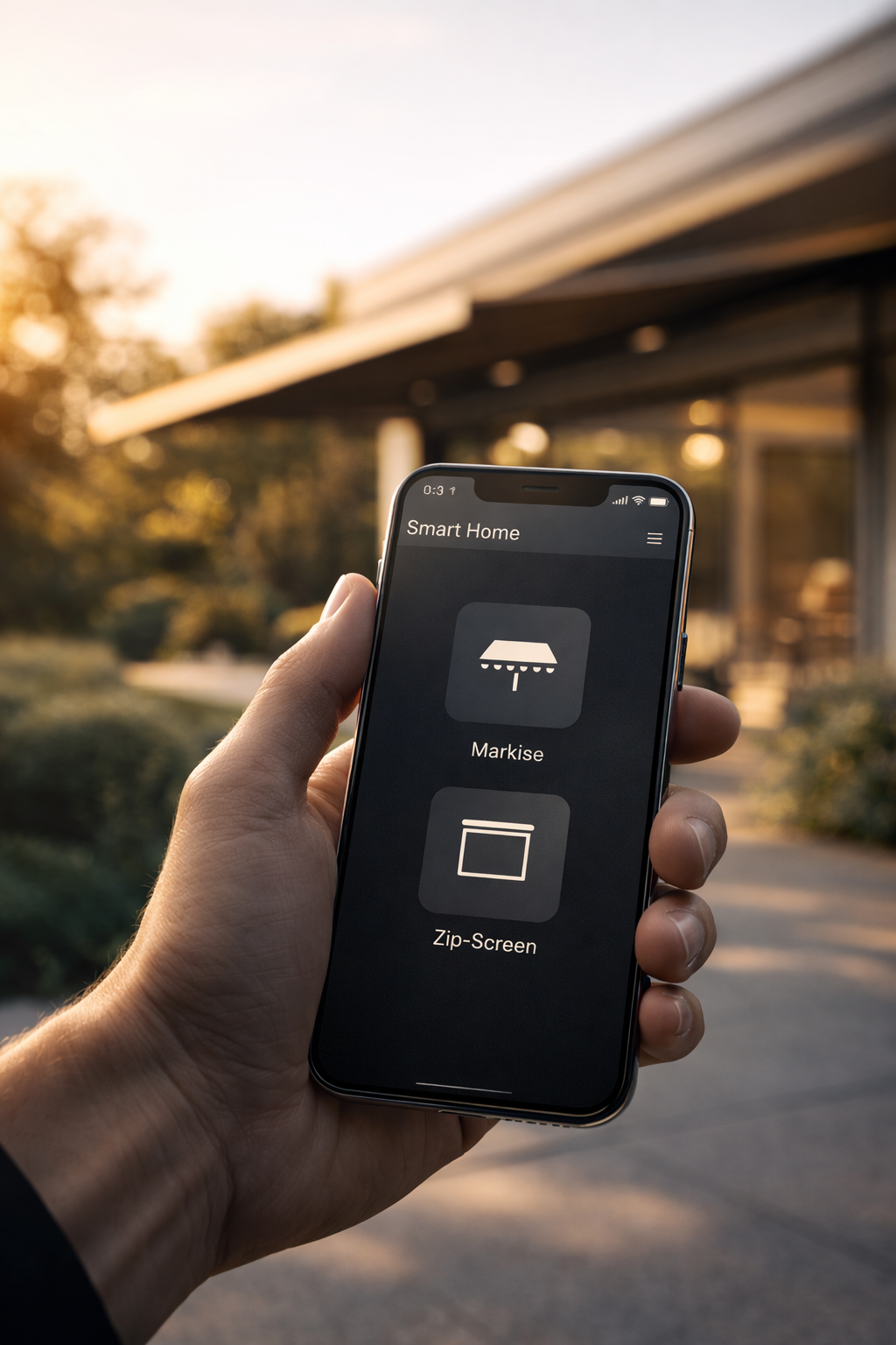 Sonnenschutz App Steuerung Somfy