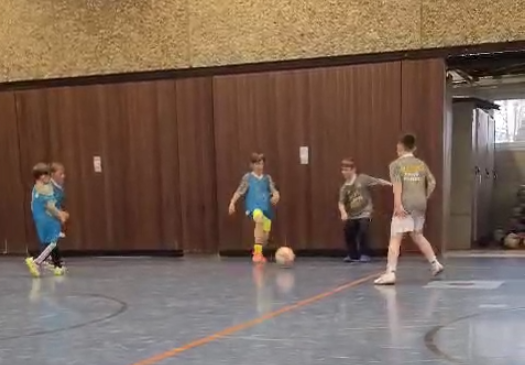 Fußball Kleingruppentraining Teamwork Kinder Düsseldorf