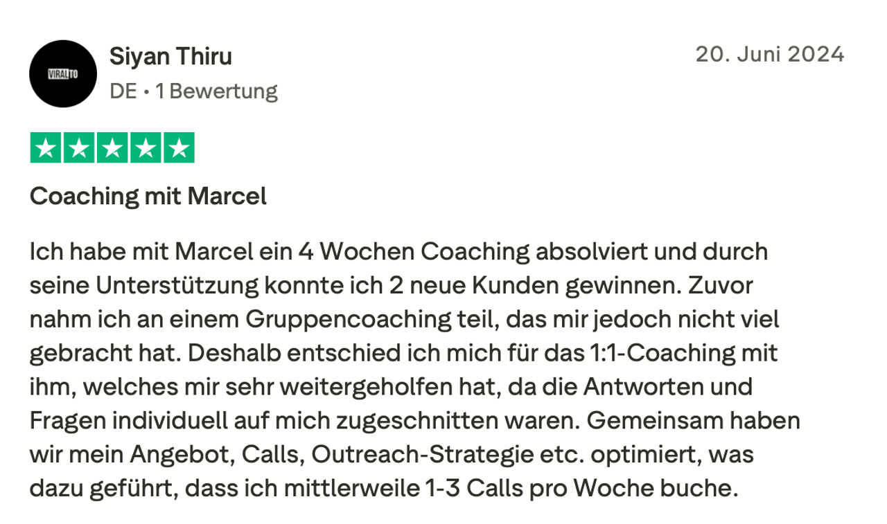 Kundenbewertung