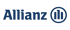 Allianz-Logo mit dem Schriftzug "Allianz" und einem kreisförmigen Symbol mit drei vertikalen Säulen.