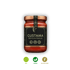 Gustama Pesto di Puglia jar with red sauce, gold label, and "BIO," "VEGAN," "GLUTEN FREE" icons.