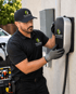 Garden Grove EV Charger installer at a residential electrical panel
