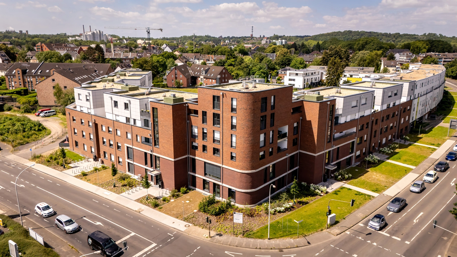 Immobilienfotografie mit moderner Drohne