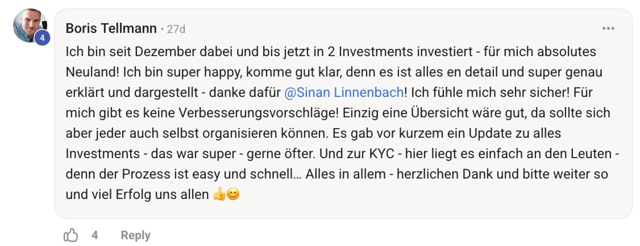 Feedback aus dem Syndikat