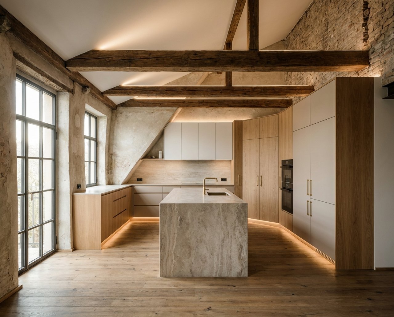 Einbauküche Dülmen — verwinkelter Altbau