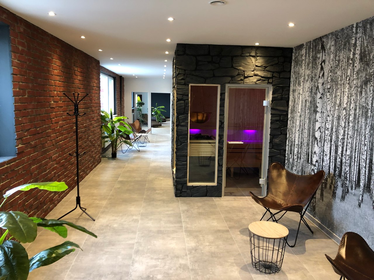Wellness-Bereich im High Class Fitness Studio
