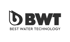 BWT-Logo mit schwarzem Text "BWT" und "BEST WATER TECHNOLOGY" auf weißem Hintergrund.