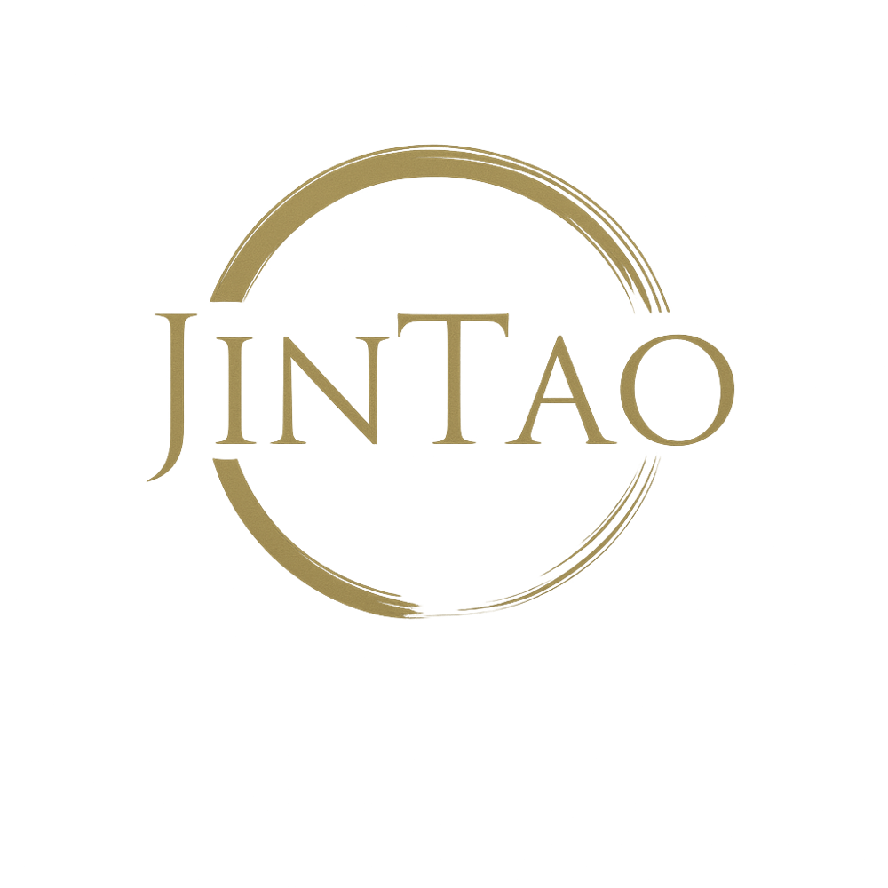 JinTao Consulting Logo – Goldener Kreis für Präsenz und Bewusstsein