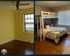 Fairhope Fix built a loft bed over a bed and paited the room.  A wonderful fix!