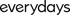 Schwarzes „everydays“-Logo auf transparentem Hintergrund.