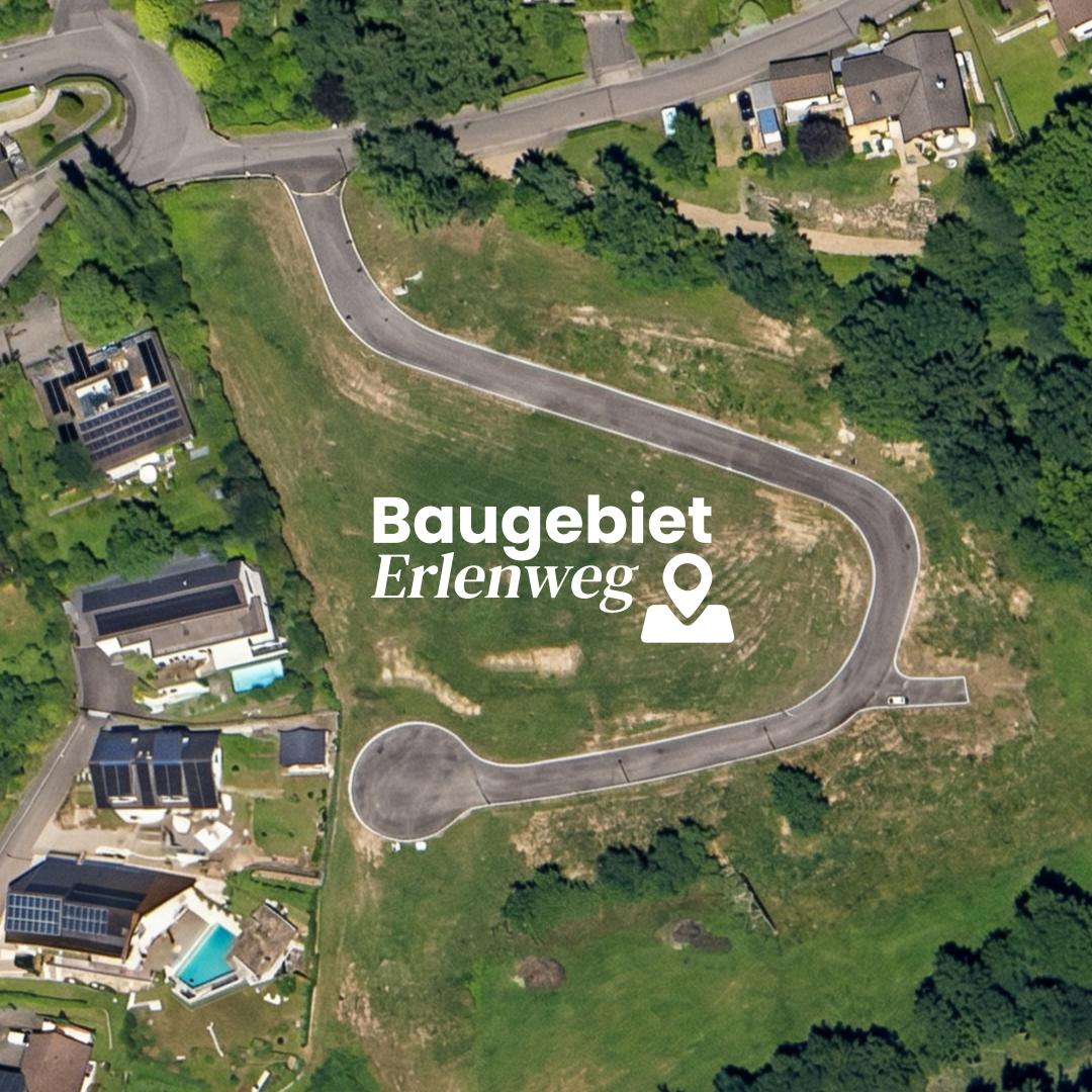 Baugebiet Erlenweg Luftbild