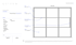 French Door/Model D6 blueprint with dimensions for jambs, frame, glass, door handle, and interior design.