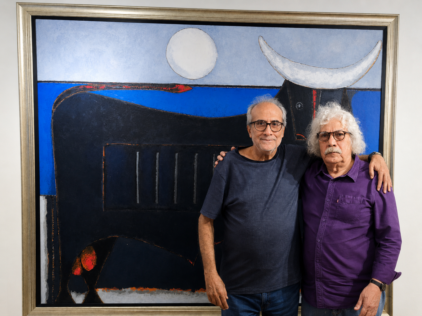 Lolo Morales en actividad cultural con artistas, escritores y poetas