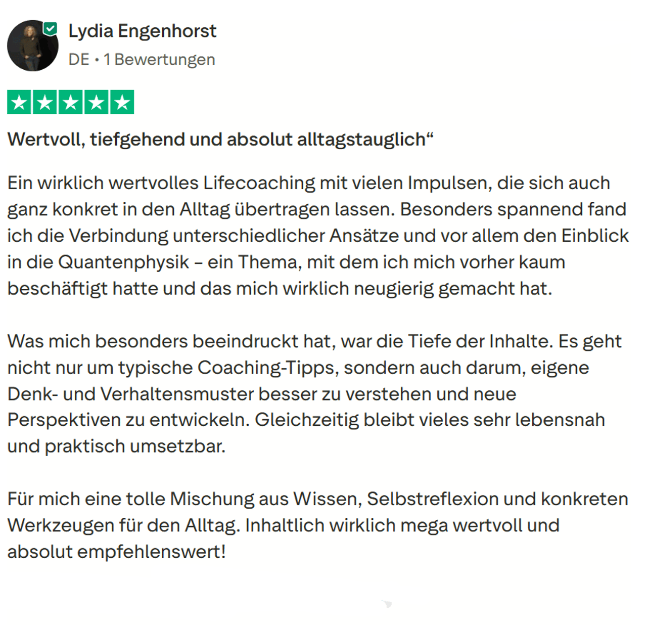 Bewertung eines Klienten