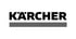 Kärcher Logo mit schwarzem Text und einem horizontalen grauen Balken darunter.