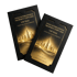 Two black and gold Dubai International Property Expo 2026 VIP Pass invitations featuring a gold city skyline.