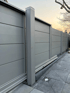 Aluminium Antriebspfosten von Falken Zaun mit Smart-Home 