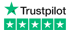 Trustpilot Logo mit f�ünf grünen Sternen, die eine volle Bewertung anzeigen.
