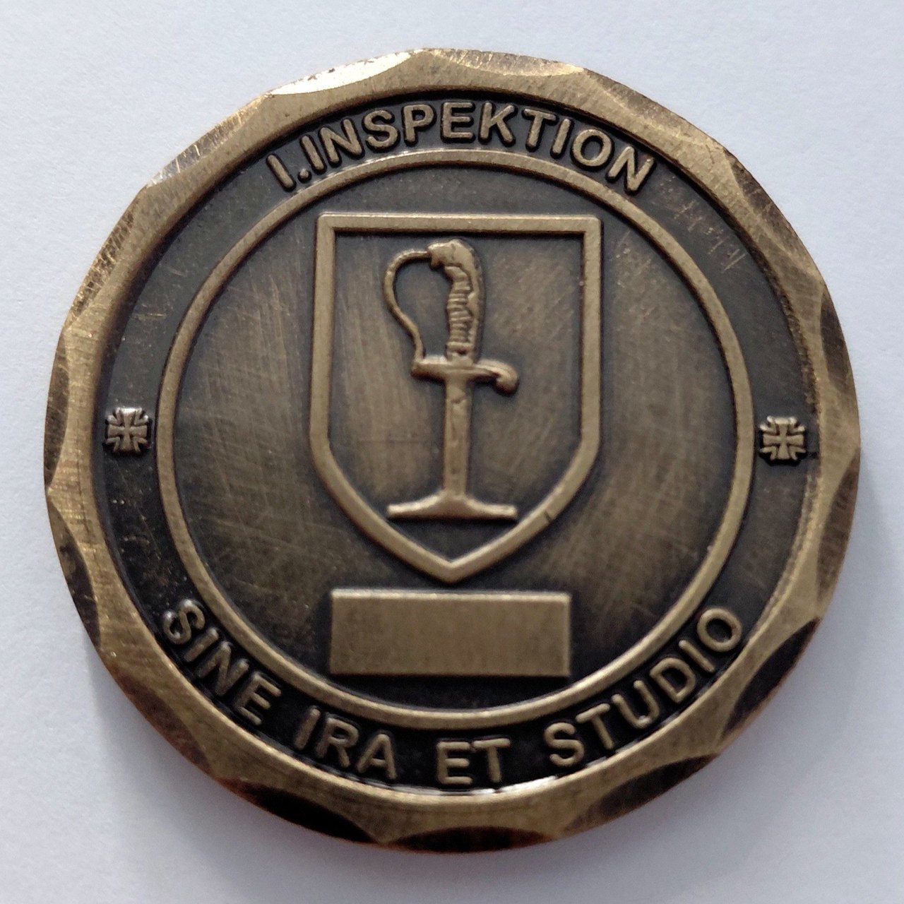 Individueller Challenge Coin mit geprägtem Motiv
