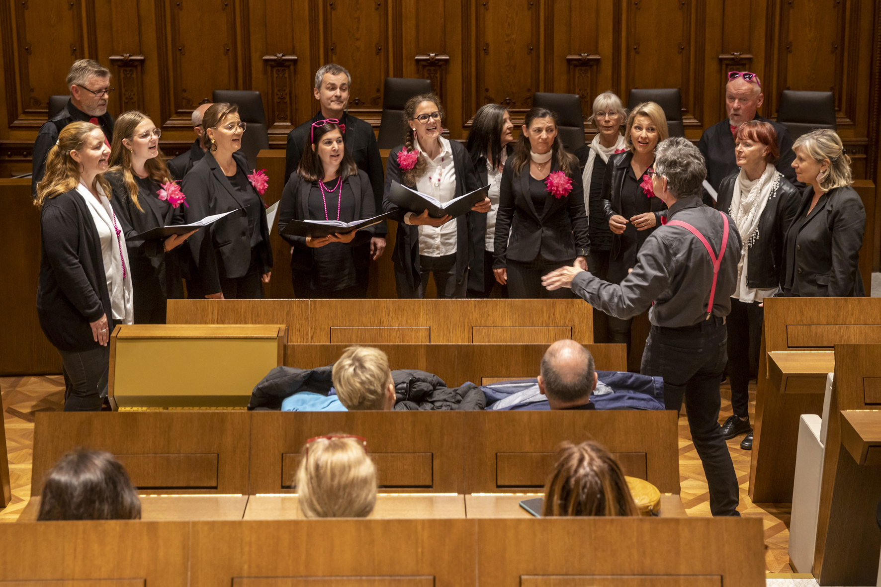 Singkreis Stainztal in the Rathaus Graz, Long Night of Choirs, Voices of Spirit 2023