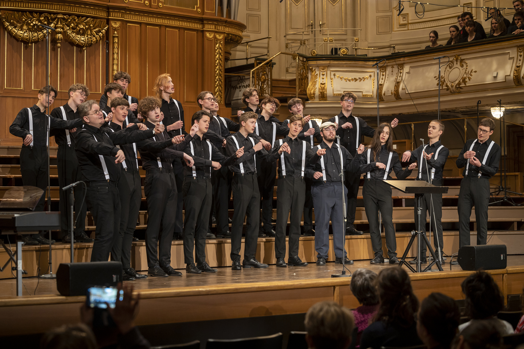 Salzburger Burschen, male voice singing in the Stefaniensaal, Voices of Spirit 2023