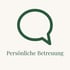 Sprechblasen-Symbol über dem Text "Persönliche Betreuung".