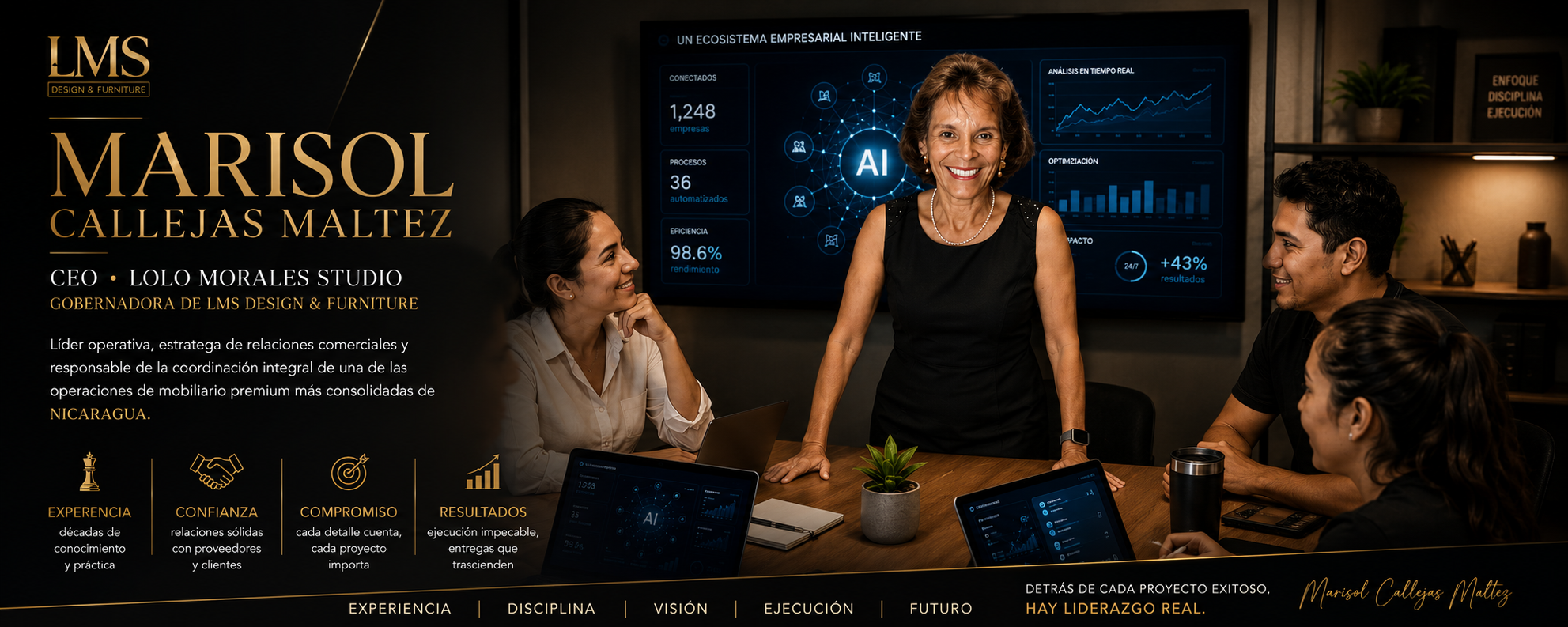 MARISOL CALLEJAS MALTEZ | CEO de Lolo Morales Studio | Design & Furniture