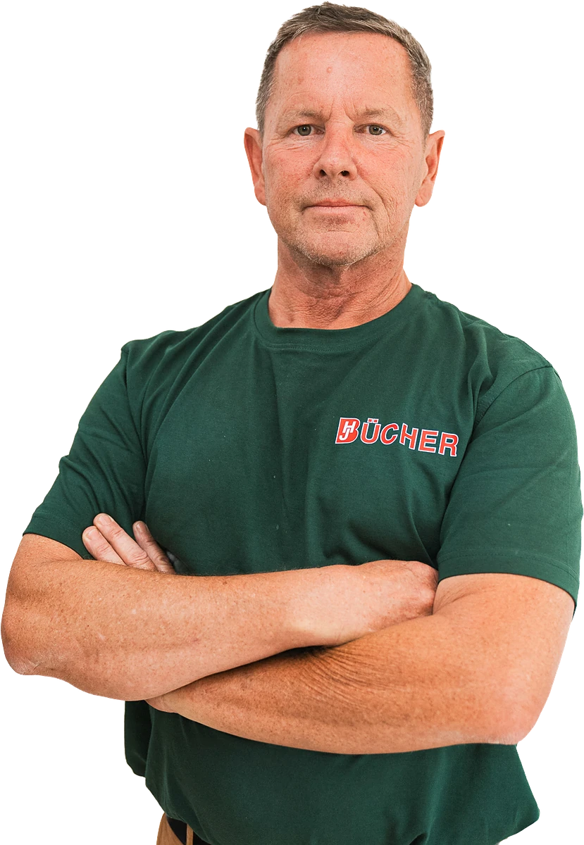Bernd Frenken, Berufskraftfahrer bei Bücher Containerdienst