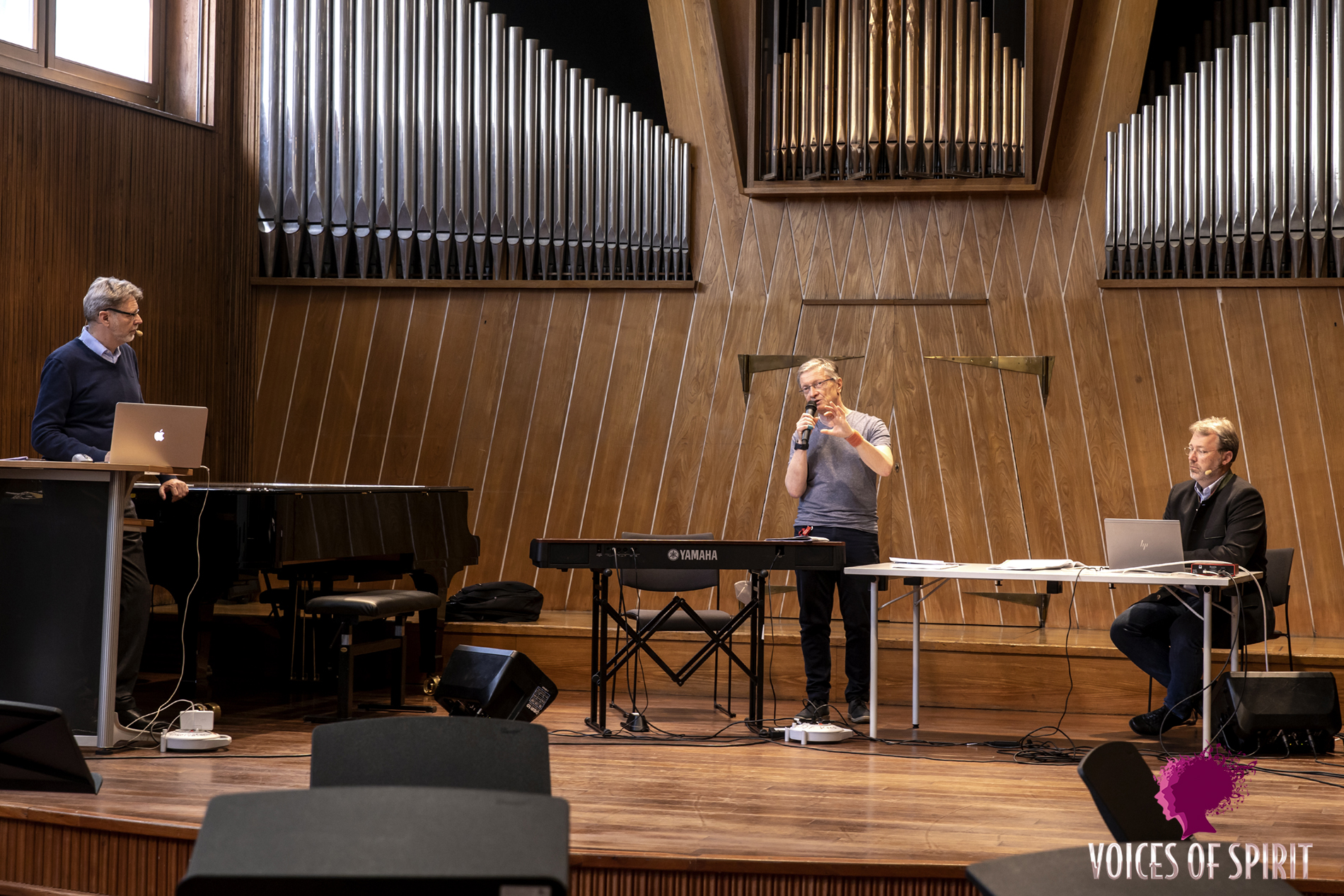 The Virtual Choir workshop at the Graz Konservatorium, Voices of Spirit 2021, Graz