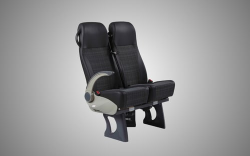 Flexible Bestuhlung in einem umgebauten Fahrzeug