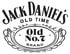 Schwarz-weißes Jack Daniel's Old No. 7 Brand Logo.