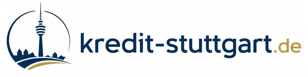 Logo mit Stuttgarter Fernsehturm und Schriftzug "kredit-stuttgart.de".