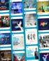 Collection of OhmniLabs social media posts highlighting holidays, product features, events, and company culture.