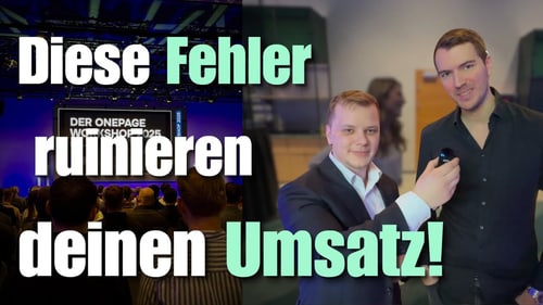 Vorschaubild zum Video: Ohne Landingpage verlierst du Kunden: mein Vortrag beim Onepage Workshop