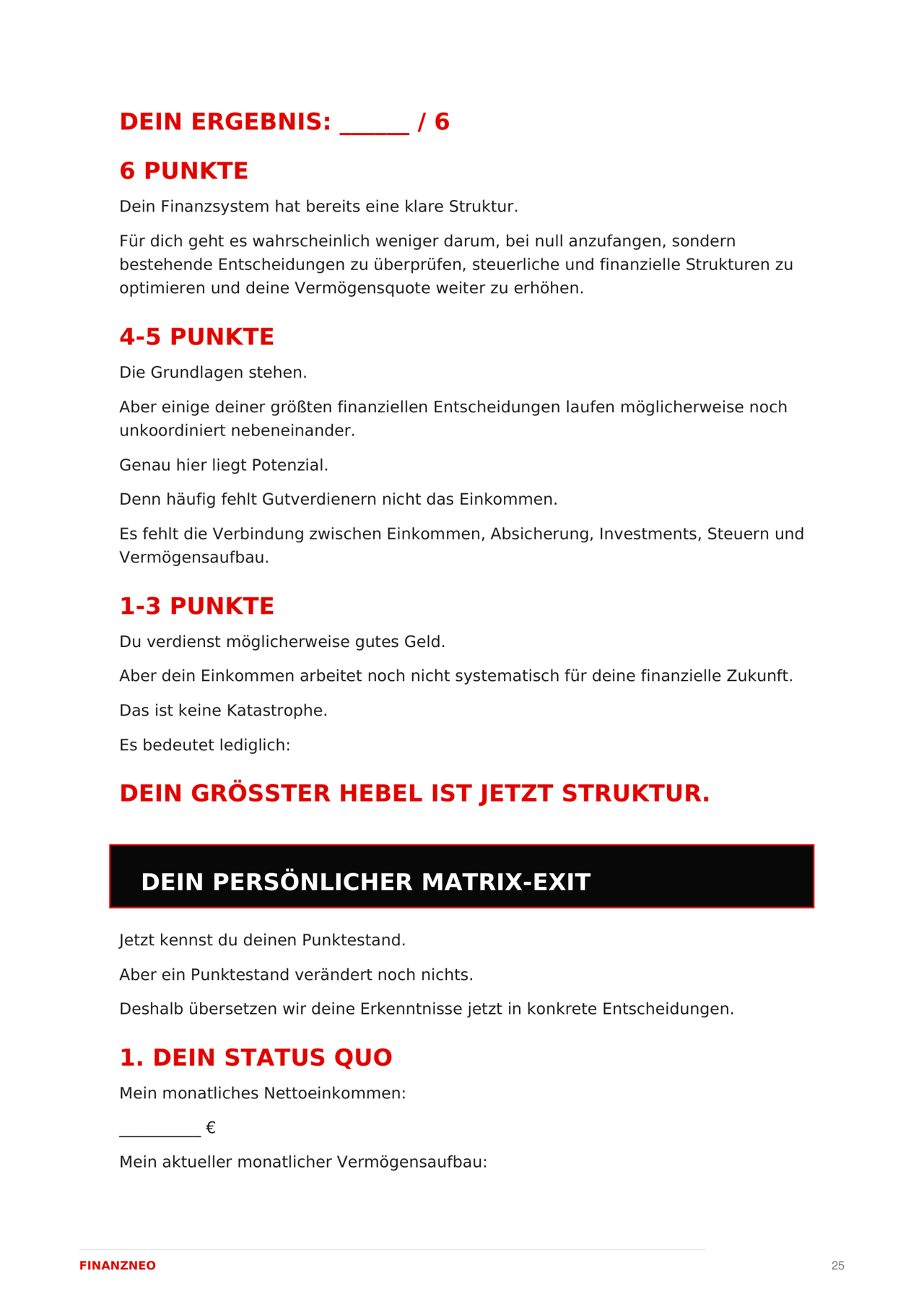 Bonus: Der Matrix-Check