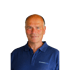 Mann mit Glatze und blauem Poloshirt mit "IndustrySpace"-Logo.