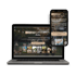 Laptop und Smartphone mit der Webseite "Erinnerungen, die ein Leben lang bleiben".