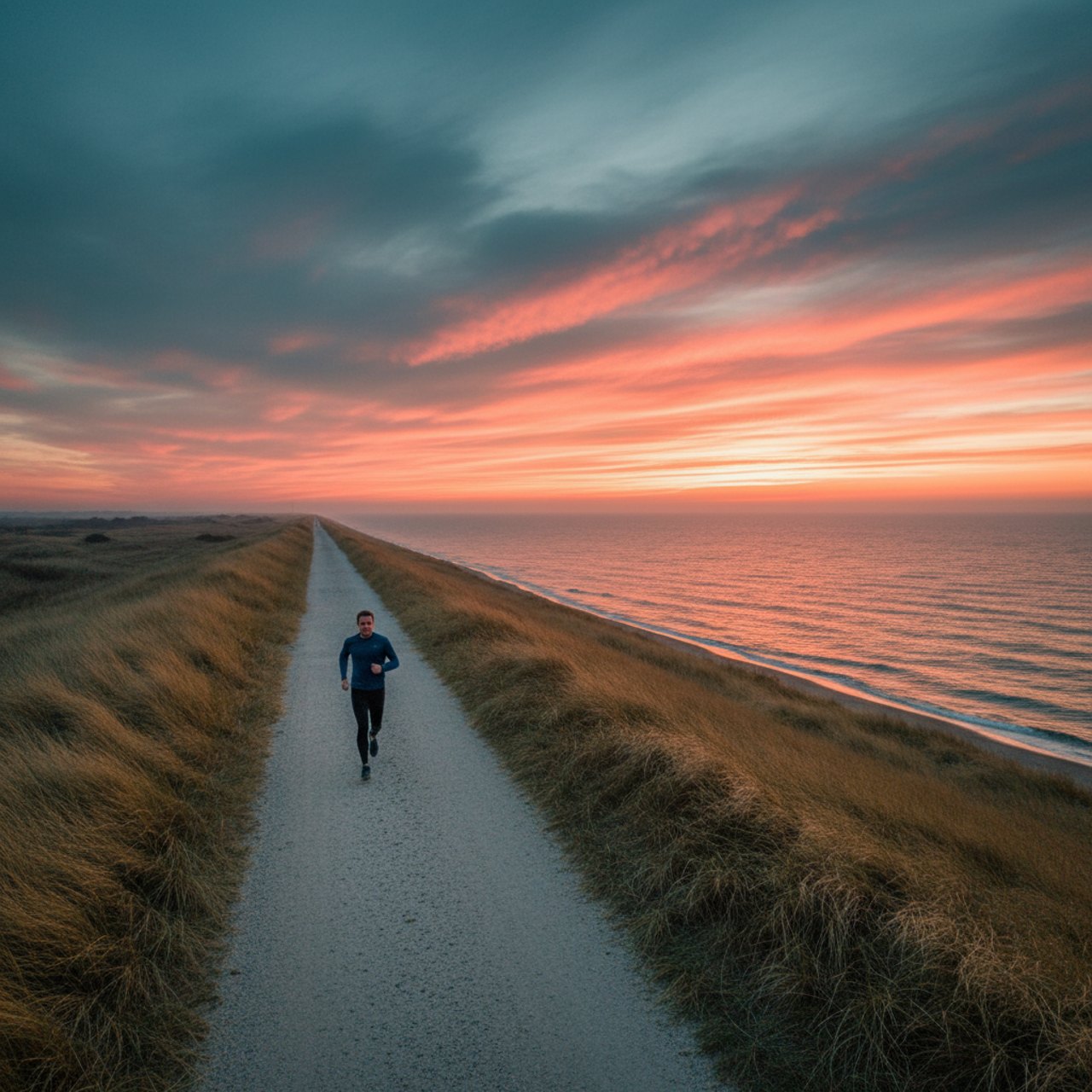Runner between the seas