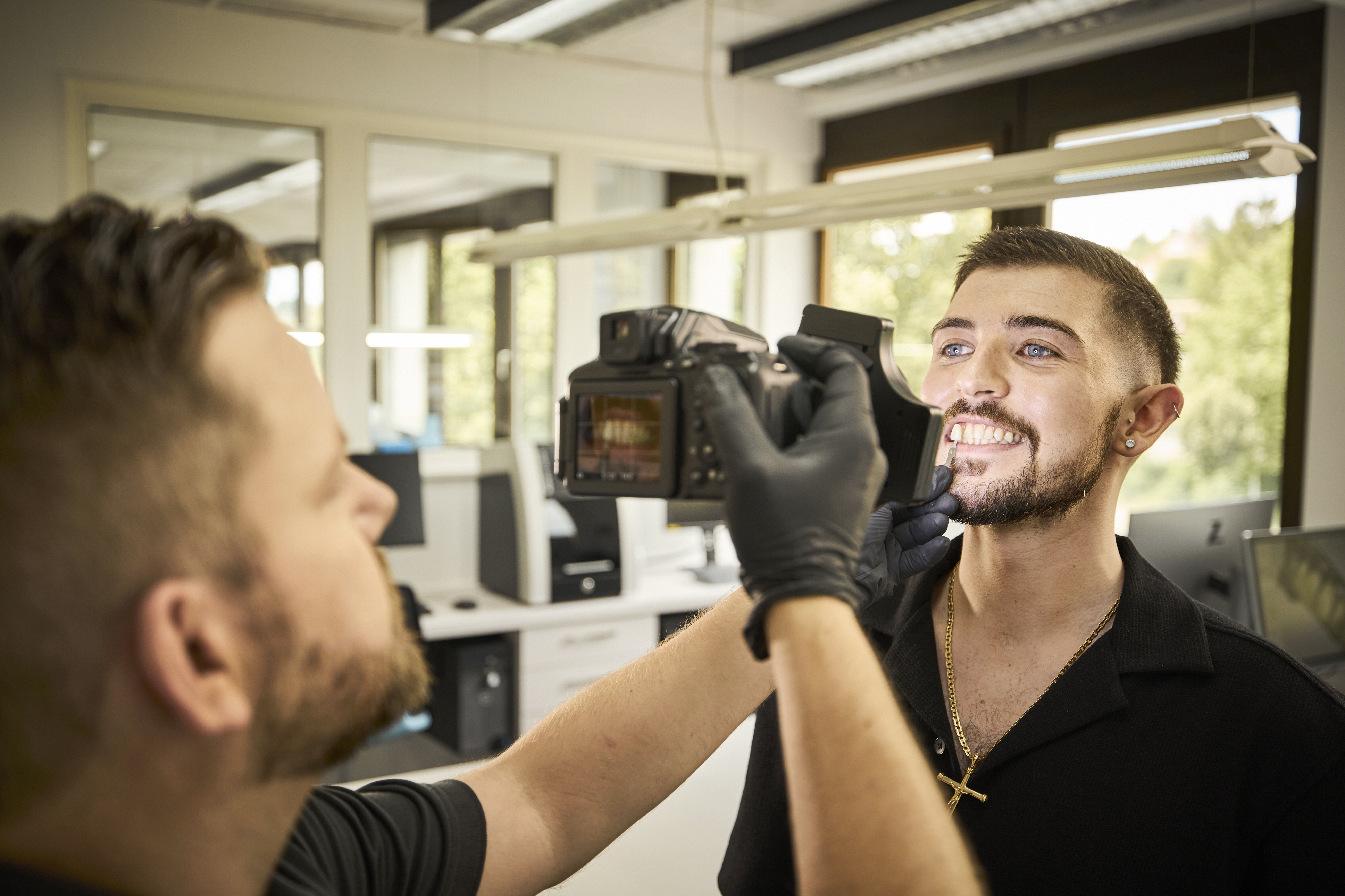 Hightech-Arbeitsplatz