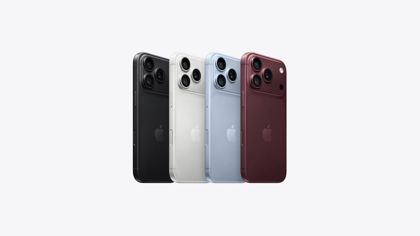 iPhone 18 Pro in allen vier Farben
