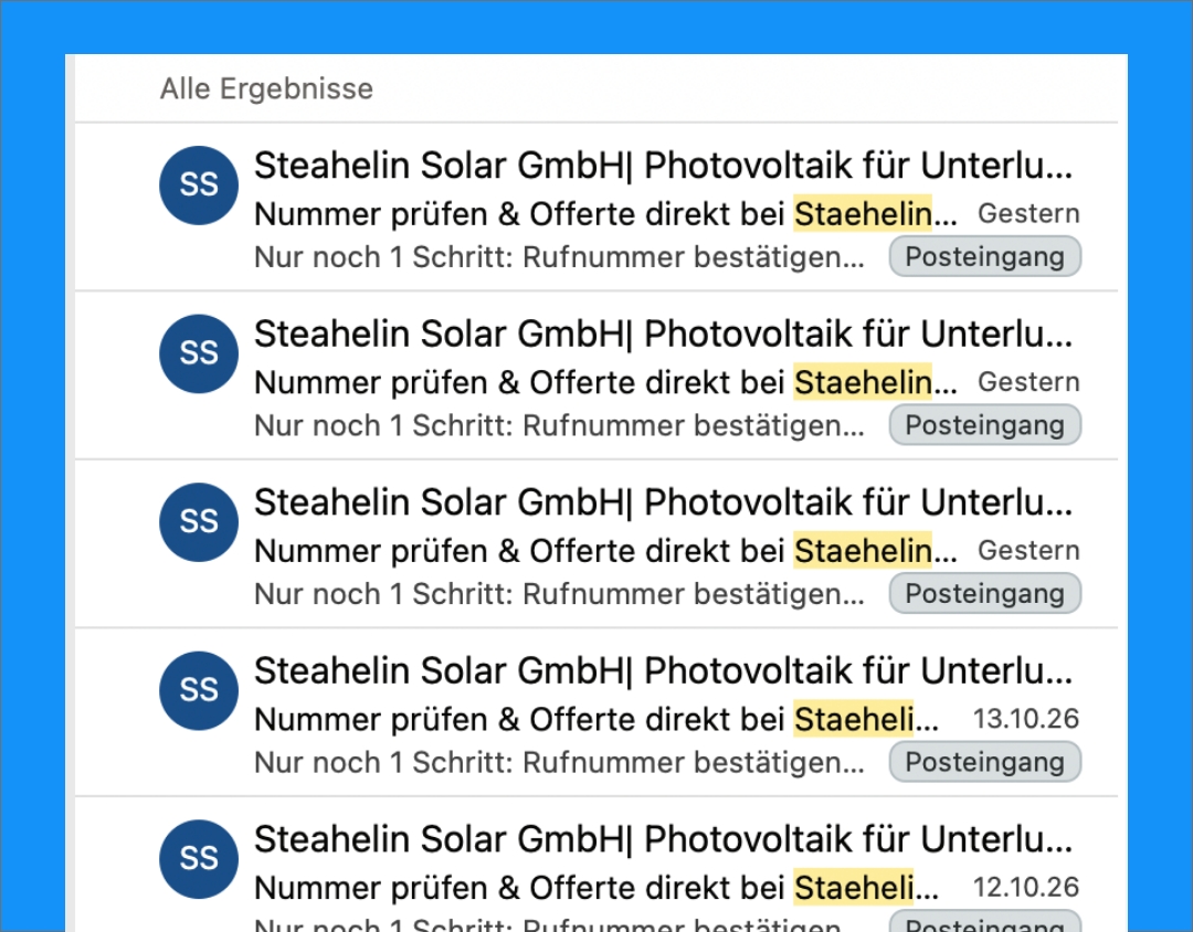 Landingpage / mehrstufiges Formular