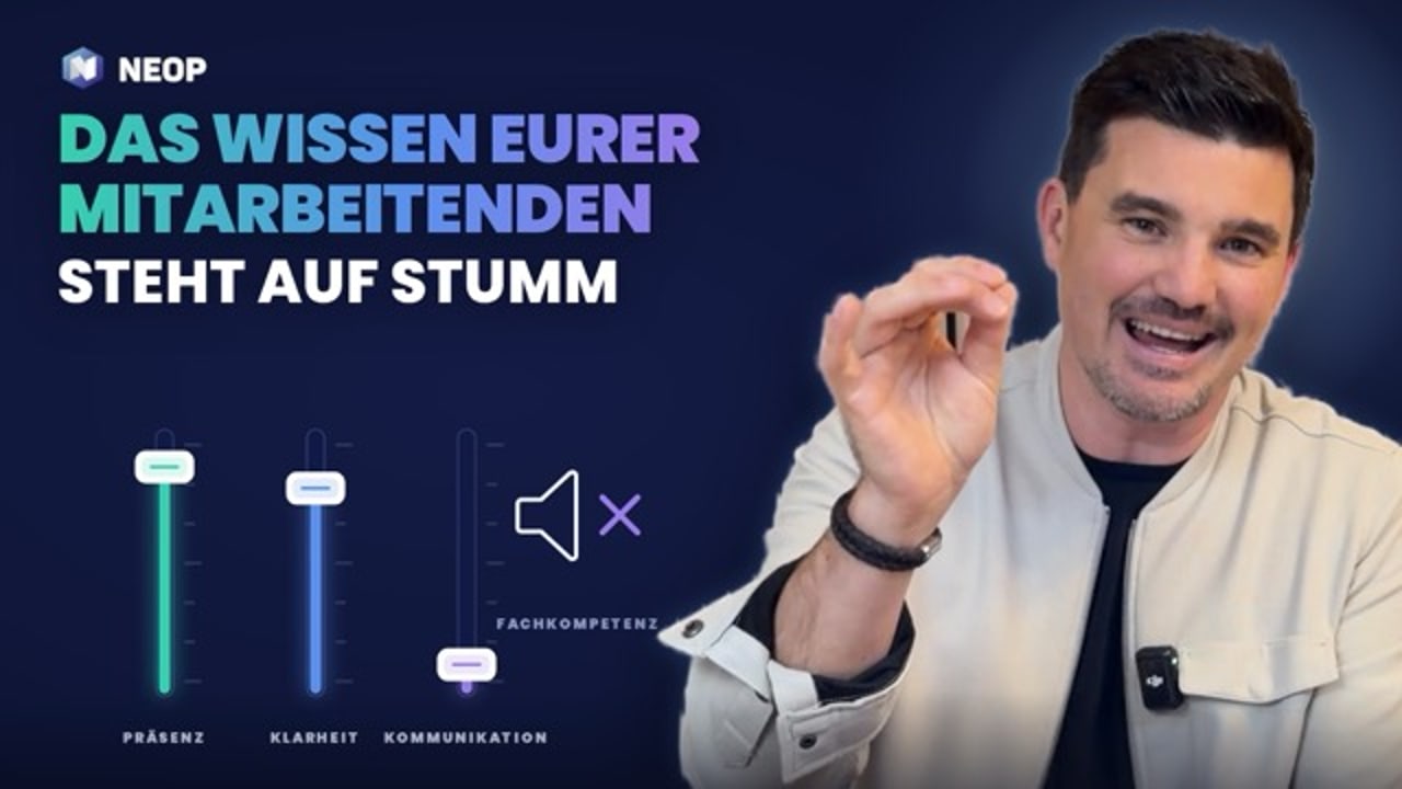 Vorschaubild zum Video mit Tim Christopher Gasse: Das Wissen eurer Mitarbeitenden steht auf stumm