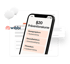 Smartphone-Display mit dem Text „§20 Präventionskurse: Bewegungskurs, Gesundheitskurs, Fitnesskurs“ neben einem Wibbi-Logo.