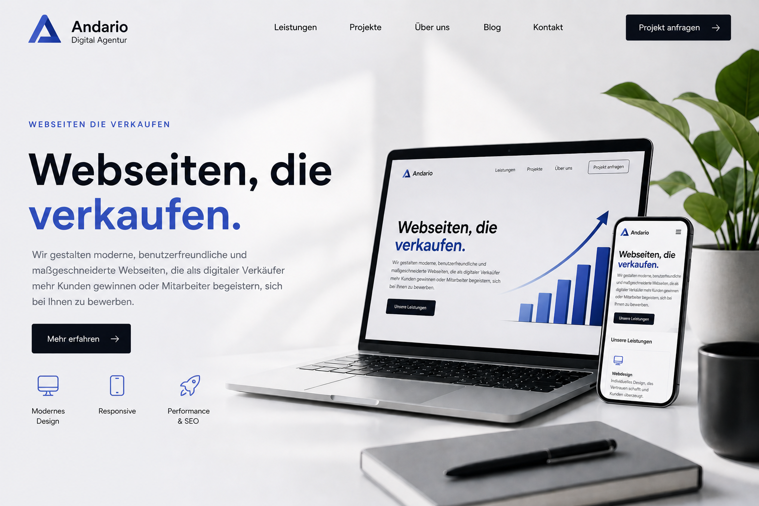 Webseiten, die verkaufen