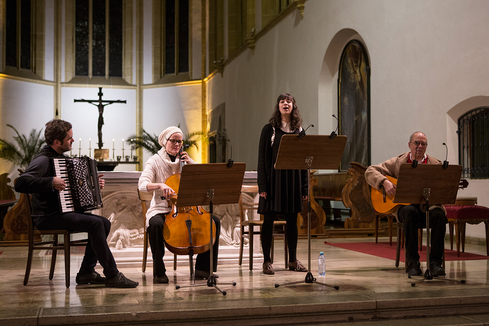 The Aron Saltiel Group performing at Songs from the Holy Land II, Voices of Spirit 2015, Graz