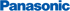 Blauer Panasonic-Schriftzug auf dunkelgrünem Hintergrund.